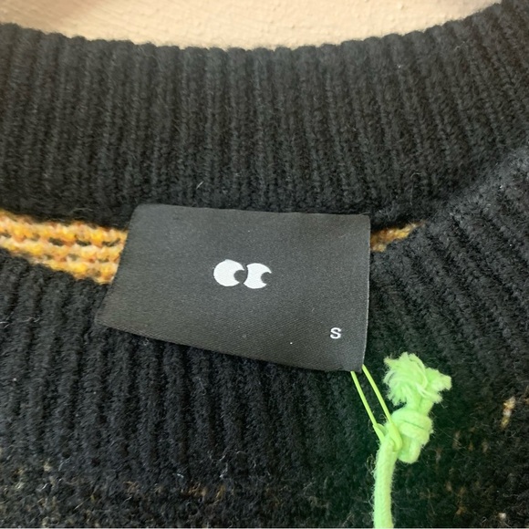 Lazy Oaf Black Roast Turkey Jumper Sweater Size Small NWT New - Picture 10 of 15